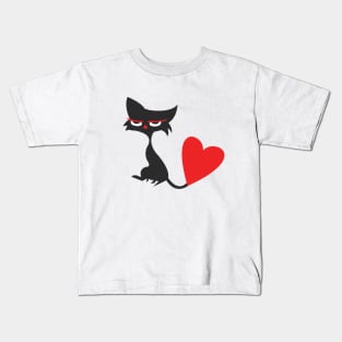 I Love my Cat T-shirt gift Kids T-Shirt